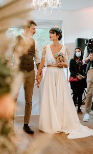 robe de mariée la rochelle par Marion Lefebvre - jupe Assia