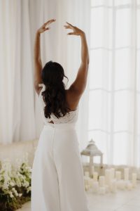 top Sam par Marion Lefebvre créatrice de robe de mariée à La Rochelle