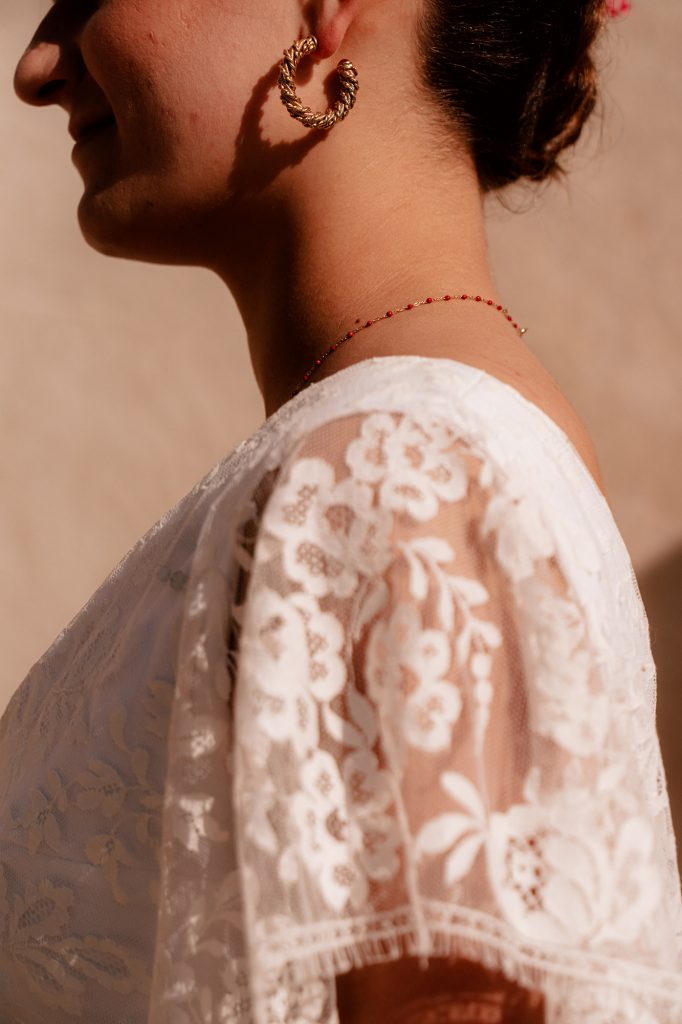 Céline par Marion Lefebvre créatrice de robe de mariée à la Rochelle
